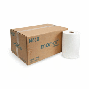 10" Hardwound Roll Towel White, 1-Ply, 2" Core, 500'