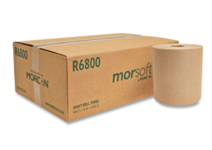 8" Universal Hardwound Roll Towel Kraft 1-Ply 2" Core 800'