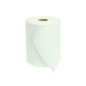8" Universal Hardwound Roll Towel White 1-Ply 2" Core 800'