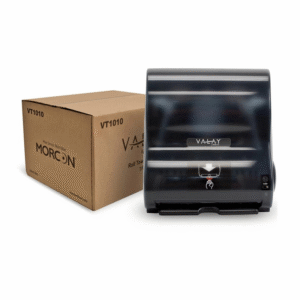 Valay Hard Roll Towel Dispenser Smoke 10" Electronic