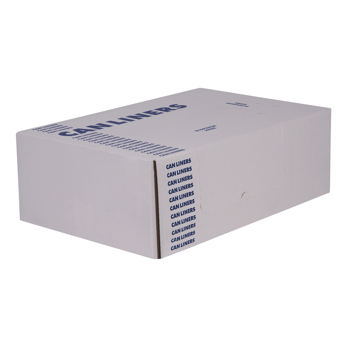 43X60 LLDPE Black 1.5 Mil Flat Pack Can Liners 65 Gallon