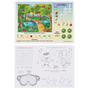 Kids' Activity Placemats 10" X 14"