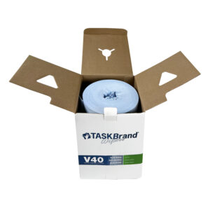 Taskbrand V40 Centerpull Wipers Blue 10" x 12"