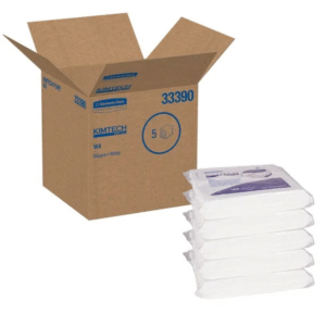 Kimtech Pure W4 Dry Wipers White, 9" x 9"
