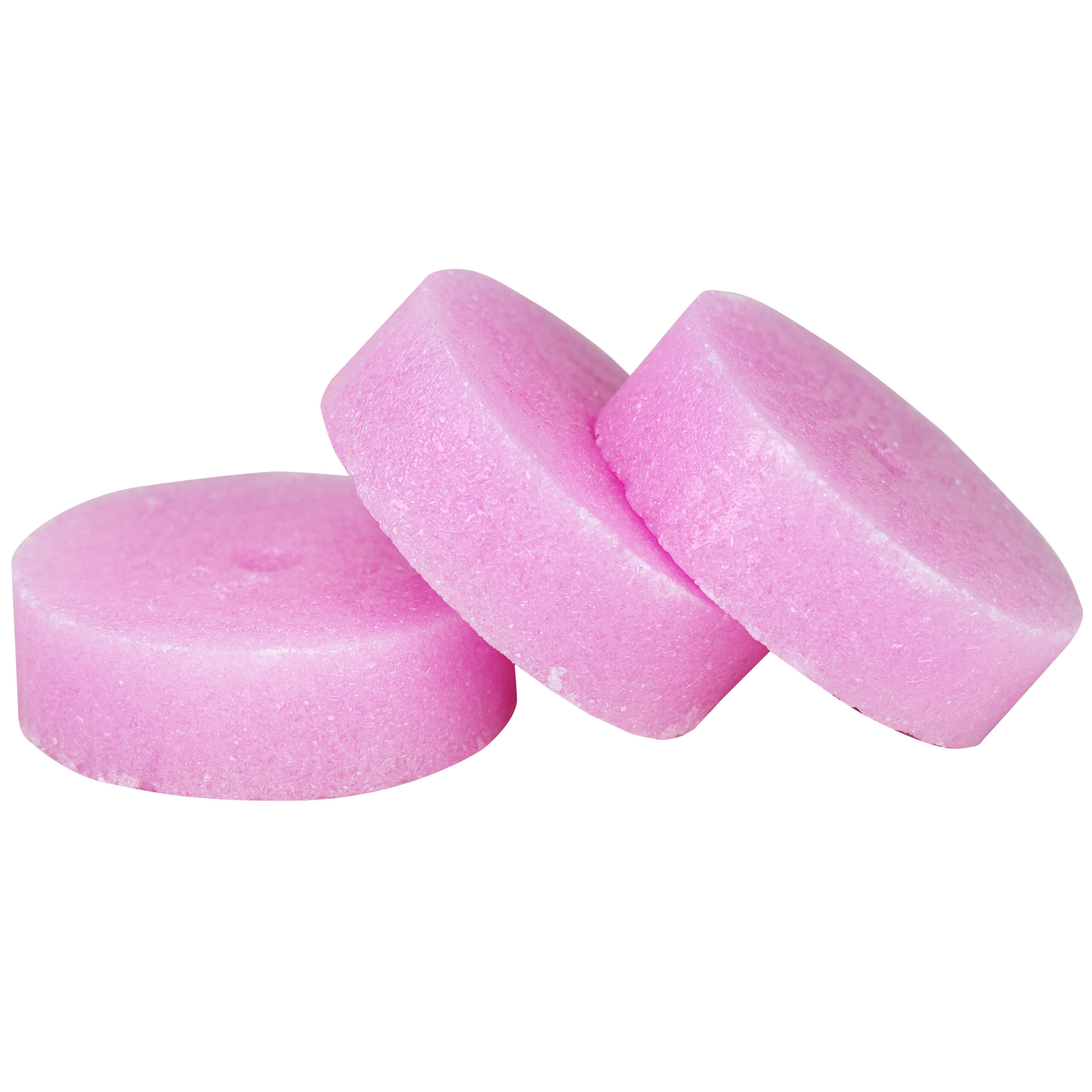 Round Para Urinal Block 4 oz. Pink