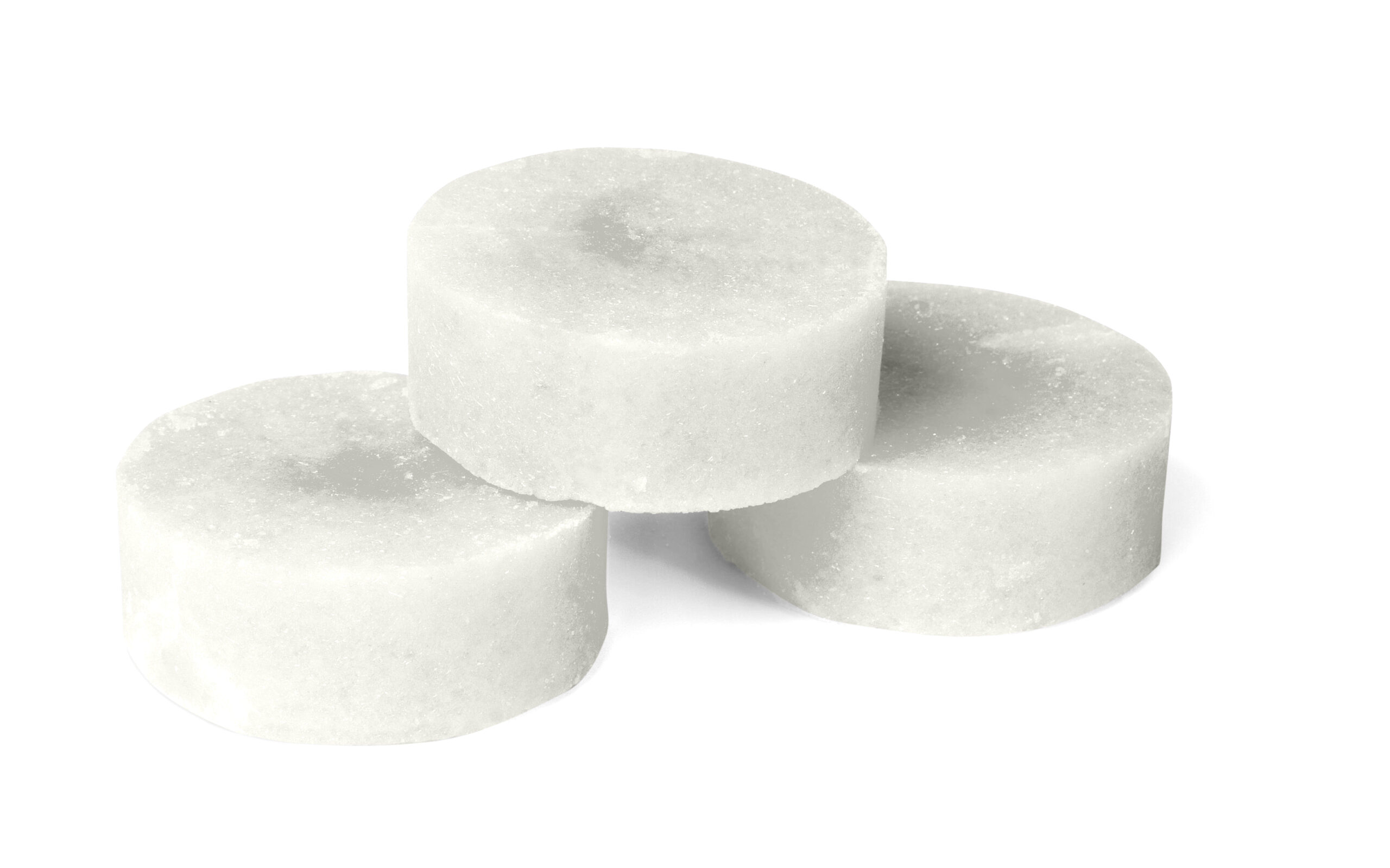 Round Para Urinal Block 3 oz. Pink