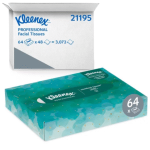 Kleenex Facial Tissue White, 8.4" x 5.5"