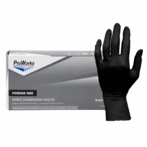 Nitrile Powder Free Exam Gloves XX Large, Black, 7 Mil