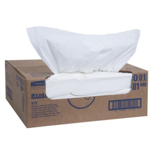 WYPALL X70 HYDROKNIT Wipers White 14.9" x 16.6" Flat Box