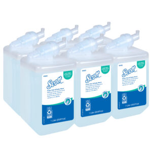 Scott Pro Foam Hair & Body Wash Fresh Light Blue