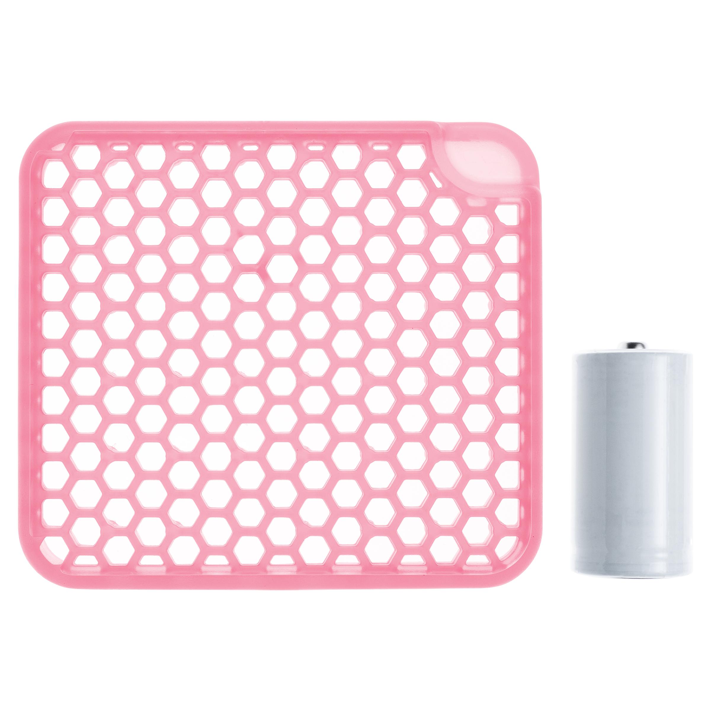 Ourfresh w/ Battery Air Freshner Seaside Breeze Scent, Pink