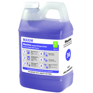 36 Maxim Maximo All Purpose Cleaner 1.89 Liters Lavender Scent 9513