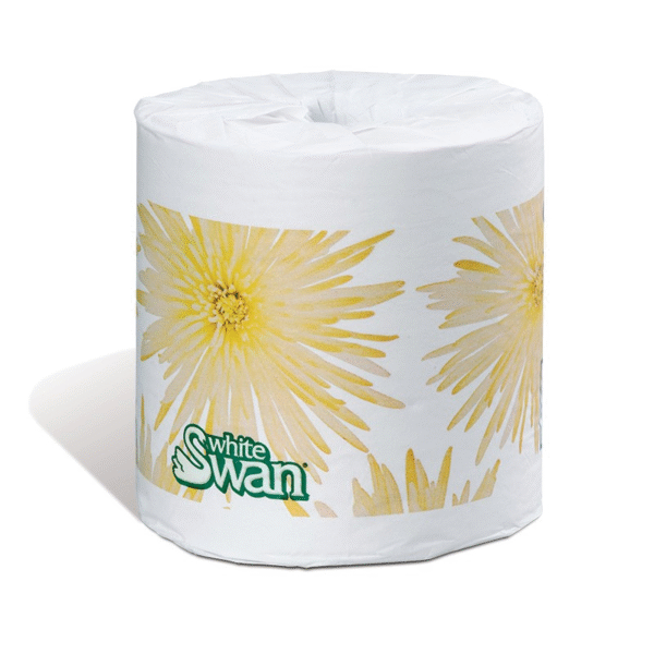 White Swan 2-Ply Bathroom Tissue White 4.0" x 3.1"