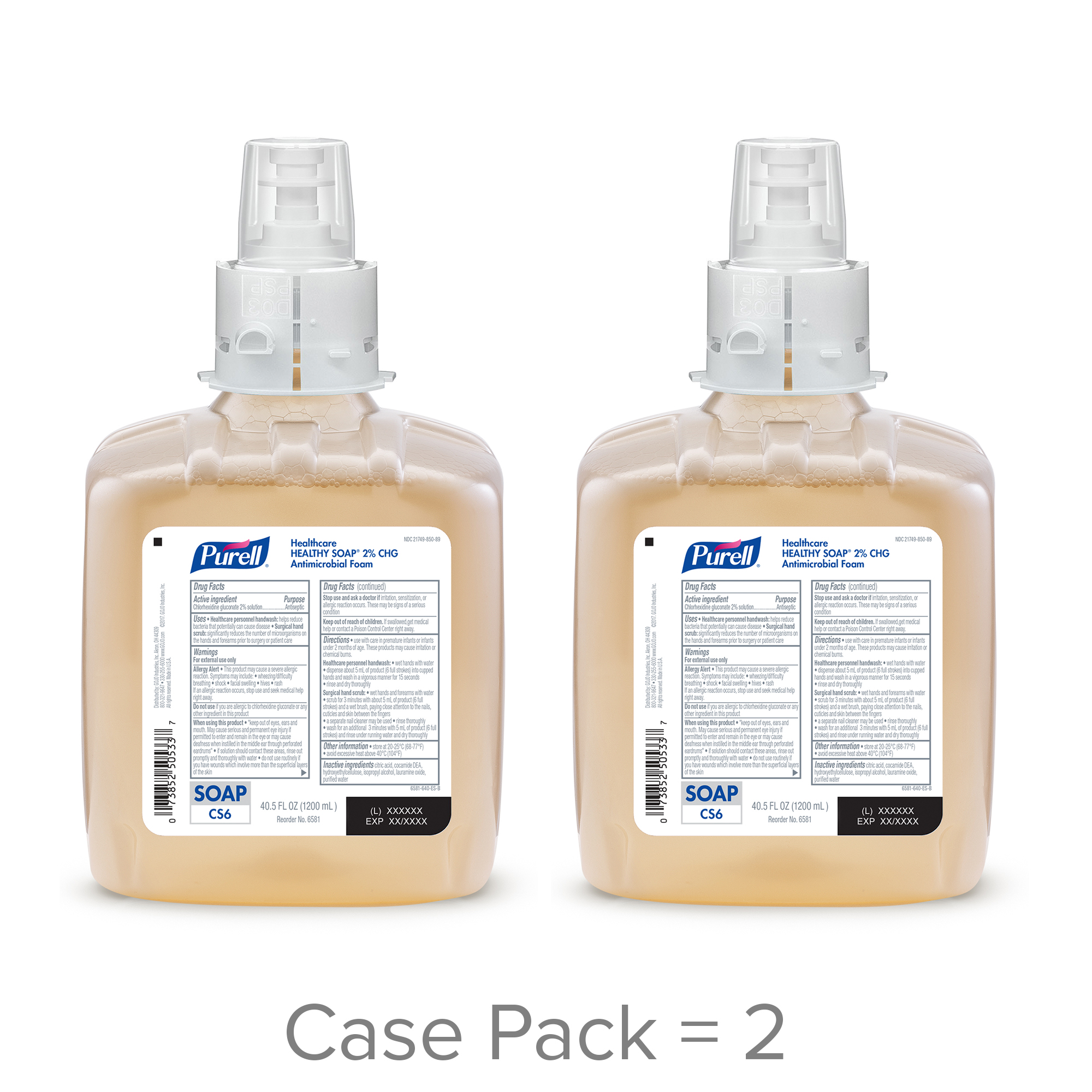 Purell Healthcare Foam Soap Healthy Soap Antimicrobial 1200 mL