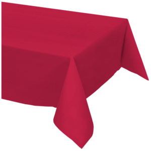 Plastic Tablecloths 54" x 108", Red