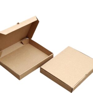 14x14x2 Plain Kraft Pizza Box Kraft / Kraft B Flute