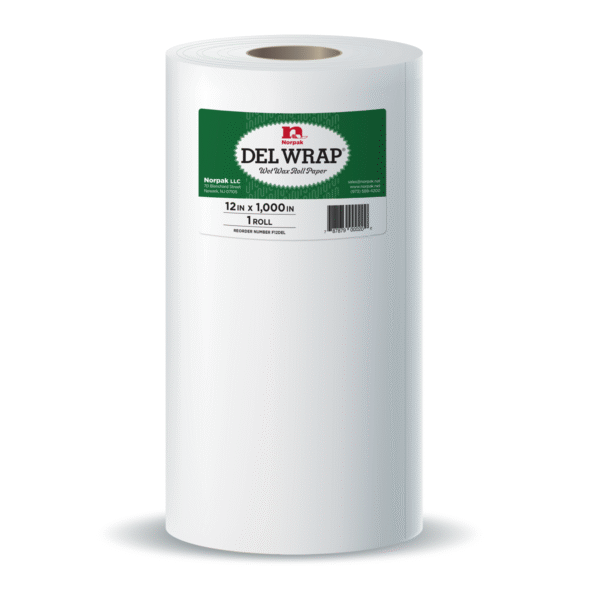 12" WET WAX/DEL WRAP RLS 1 35/50# PAPER 3" CORE