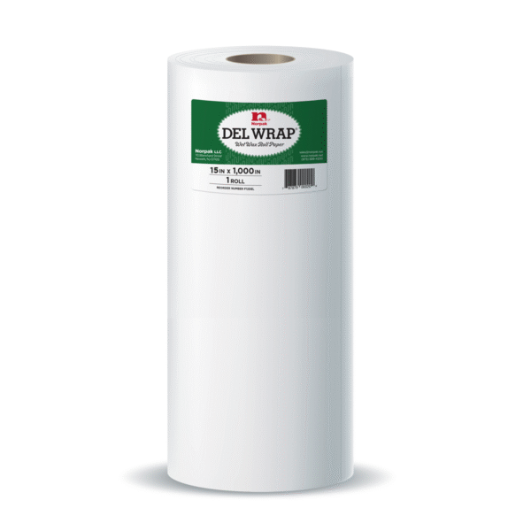 15" WET WAX/DEL WRP RLS 1M 1 1 35/50# PAPER 3" CORE