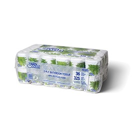White Swan Bathroom Tissue Poly Pack 2-Ply 4.2" x 3.8"