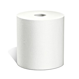 White Swan Long Roll Towel 1-Ply White 8" x 800'