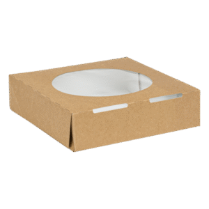 Multipurpose Carton w/ Window 7.06" x 7.06" x 1.81", Kraft
