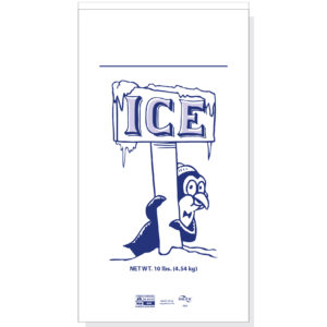 10# Flat / Loose Ice Bags Stock Print "Penguin"