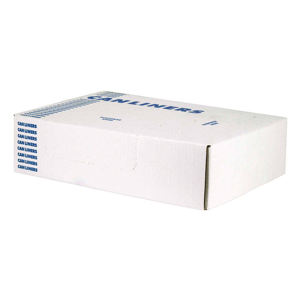 50 x 53 LLDPE Black 3 Mil Indiv Folded Can Liners 65 Gallon