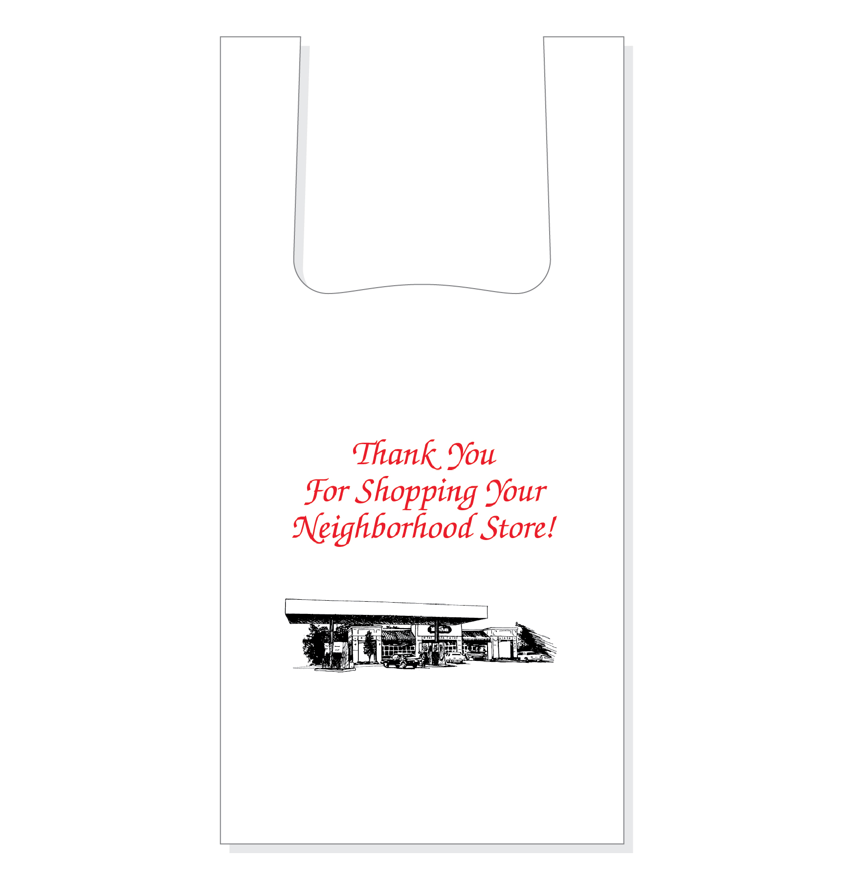 11 x 6.5 x 22 Large Roll Mate Stock Print "Neighborhood"