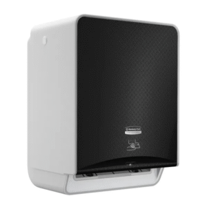 Icon Automatic Roll Towel Dispenser w/ Black Mosaic Faceplate