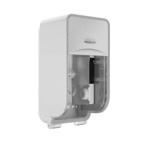 Icon Coreless Roll Toilet Paper Dis w/ Silver Mosaic Design Faceplate