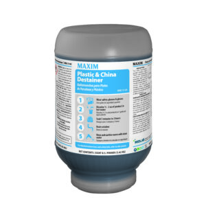 Plastic & China Destainer 2 oz / Gallon Blue 8#