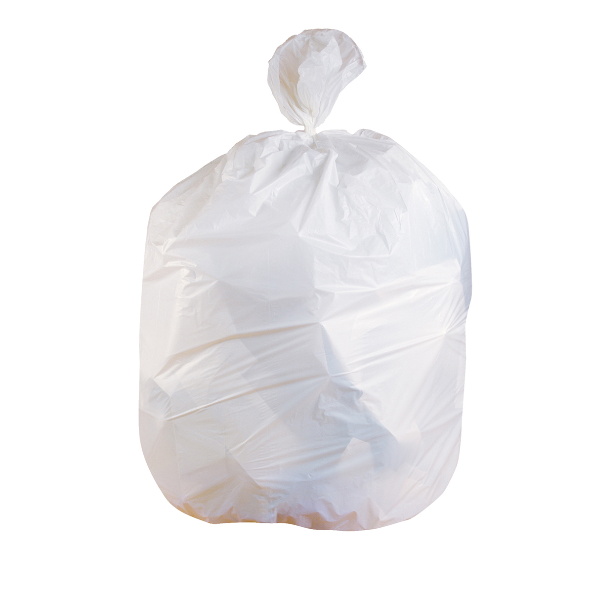 30x36 LLDPE White .75 Mil Indiv Folded Can Liners 20-30 Gal