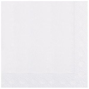 17" X 17" White Dinner Napkin 3-Ply Regal Embossed