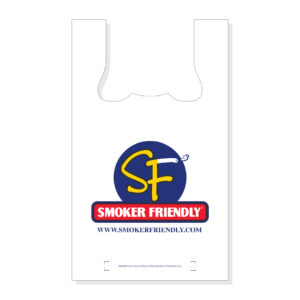 "Smoker Friendly" T-Shirt Bags 12 x 7 x 20
