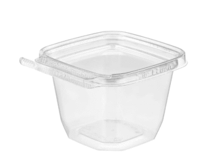 Safe-T-Fresh Snacker Container 6 oz Tamper Evident 1 Compartment