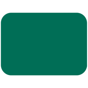 13.75" x 18.75" Paper Traymats Hunter Green