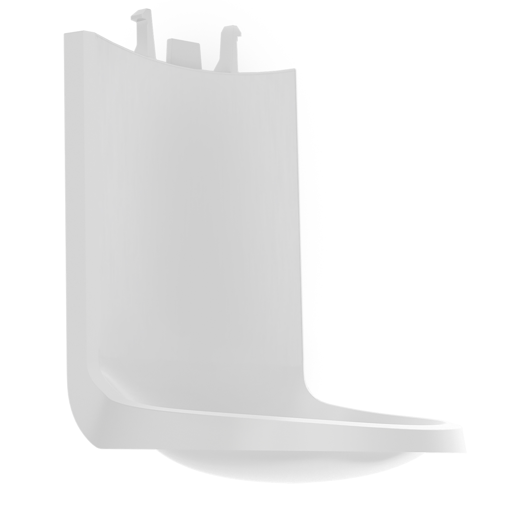 SHIELD Floor & Wall Protector For ES And CS Dispensers White