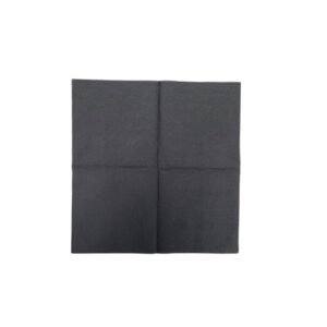 Valay Black Beverage Napkin 2 Ply 9" x 9.5"