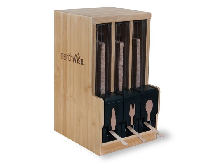 Wood Cutlery  Dispenser Kit