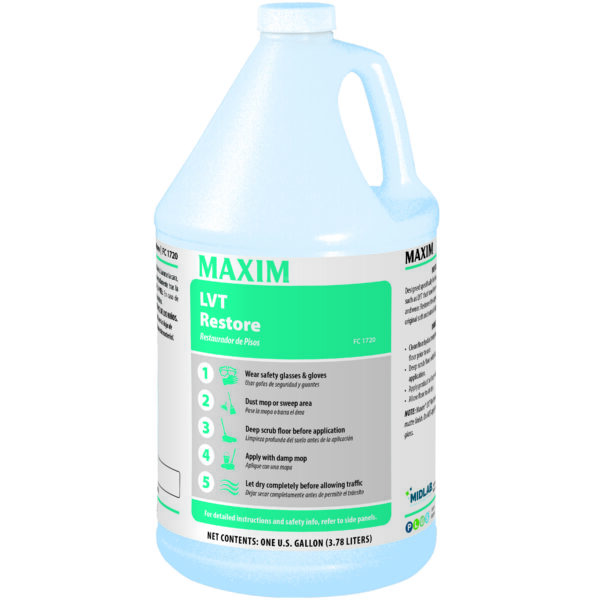 Maxim LVT Restore Floor Cleaner 1 Gallon Opaque White