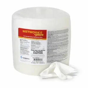 Wetworks Plus Pre-Saturated Surface Disinfecting Wipes 8"x6" 800 wipes