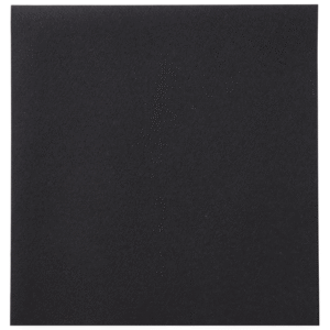 16" x 17" Black Dinner Napkin Linen-Like 1/4 Fold