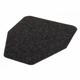 Health Gards Premium Urinal Mat 17" x 20.25" Black