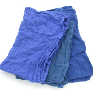 Washed Surgical Huck Towels Blue 16" x 24" 100% Cotton