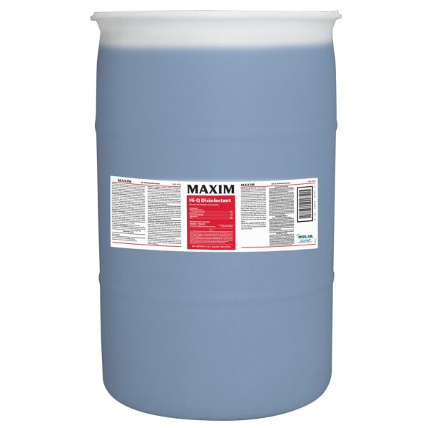 Maxim Hi-Q Disinfectant Cleaner 55 Gallon, Floral Fragrance