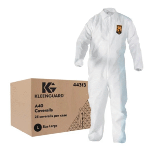 Kleenguard A40 Protective Coveralls White, Large