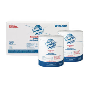 EPA Plus Disinfectant Wipes Large Rolls 8" x 6"