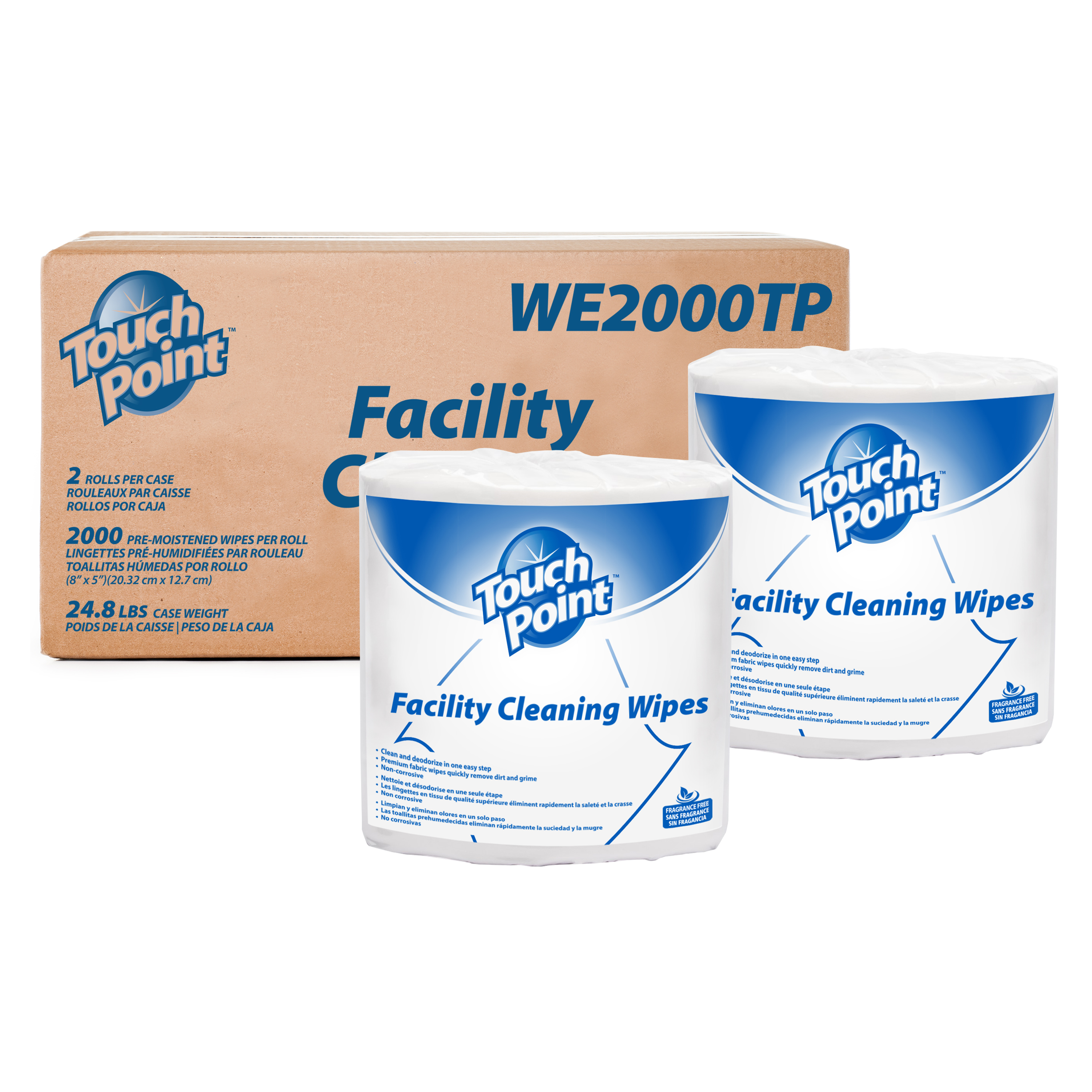 FDA Surface Cleaning Wipes Roll 8" x 5"