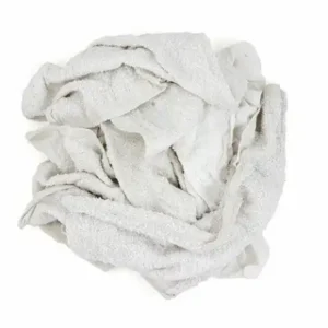 Taskbrand Washed Shop Towel Red , 14" x 14" 25 lbs