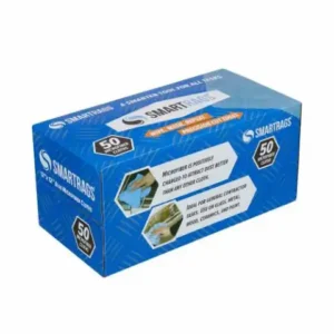 SmartRags Microfiber Towel 12" x 12" , Blue , 180 GSM
